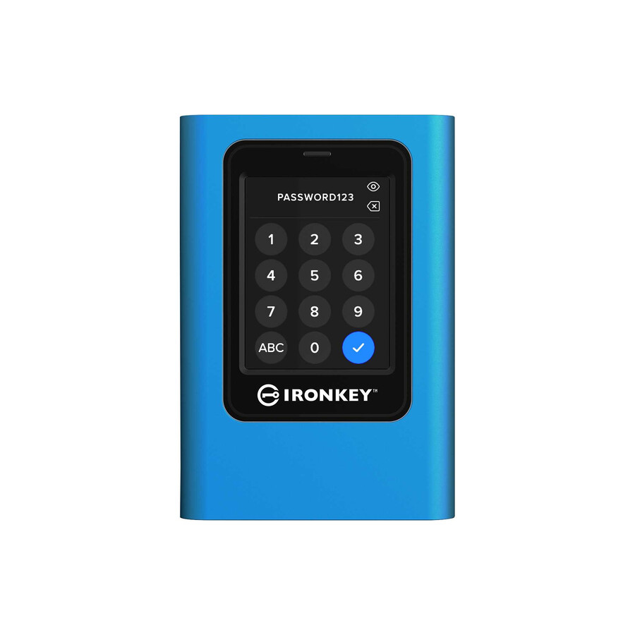 kingston ironkey vault privacy 80 ulkoinen ssd - kapasiteetti = 384 tt