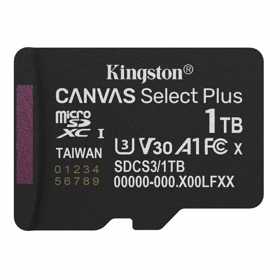 canvas select plus microsd-muistikortti - kapasiteetti = 64 gt sovitin = ei mitään
