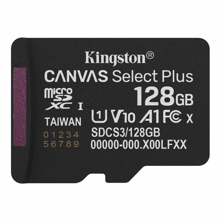 canvas select plus microsd-muistikortti - kapasiteetti = 512 gt sovitin = ei mitään