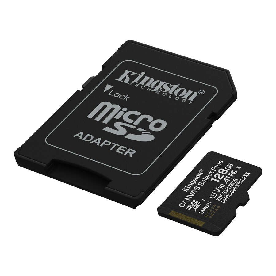 canvas select plus microsd-muistikortti - kapasiteetti = 512 gt sovitin = ei mitään